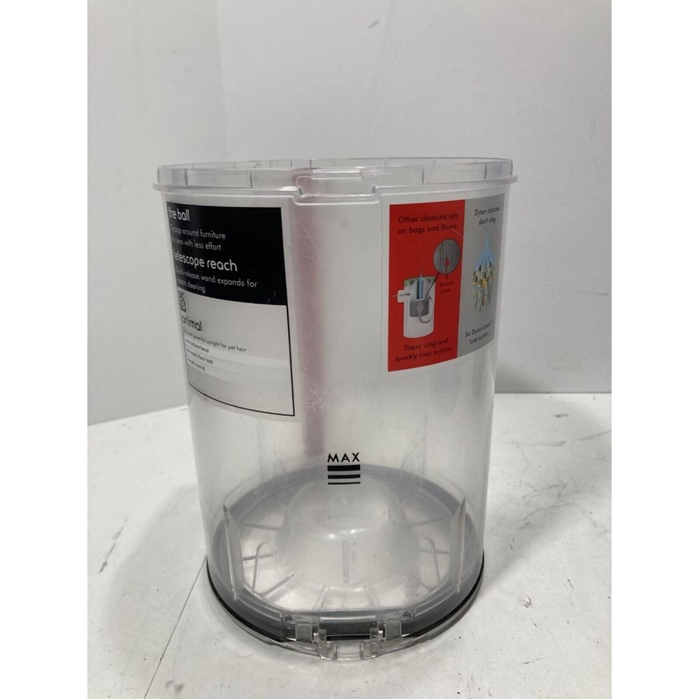 Dyson DC15 Clear Dust Bin Canister Cup Only Genuine Replacement Part
